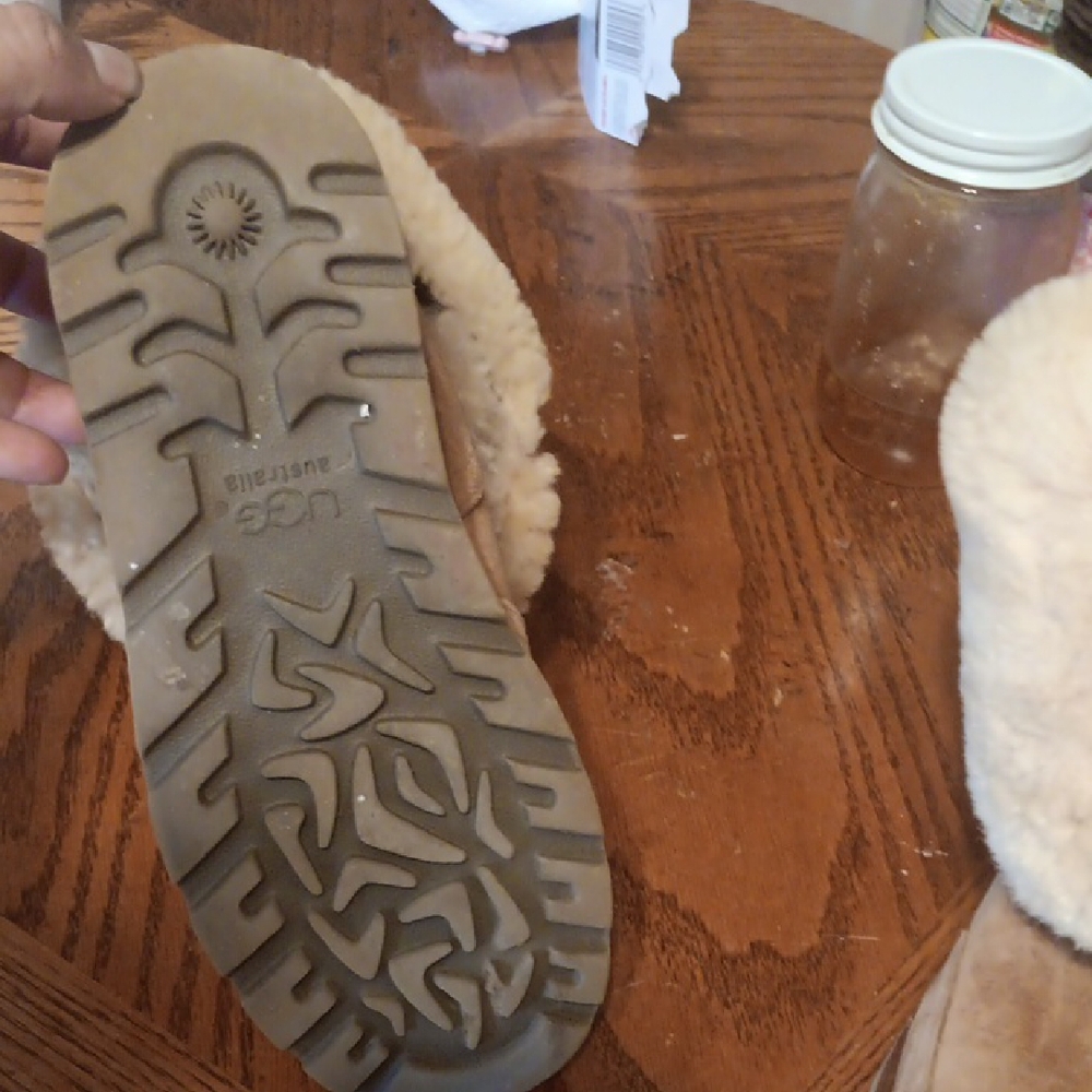 Brown and Cream Shearling Boots - Picture 8 of 11